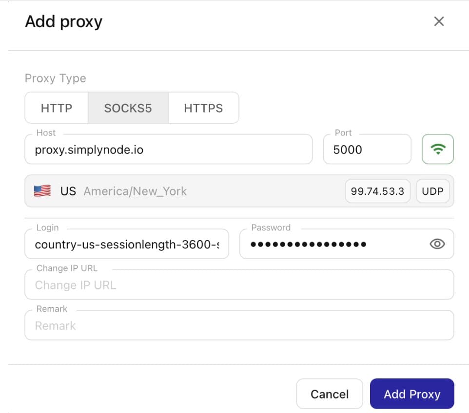 Check the connection