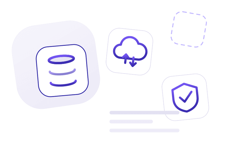 Dedicated infrastructure: database, cloud, security