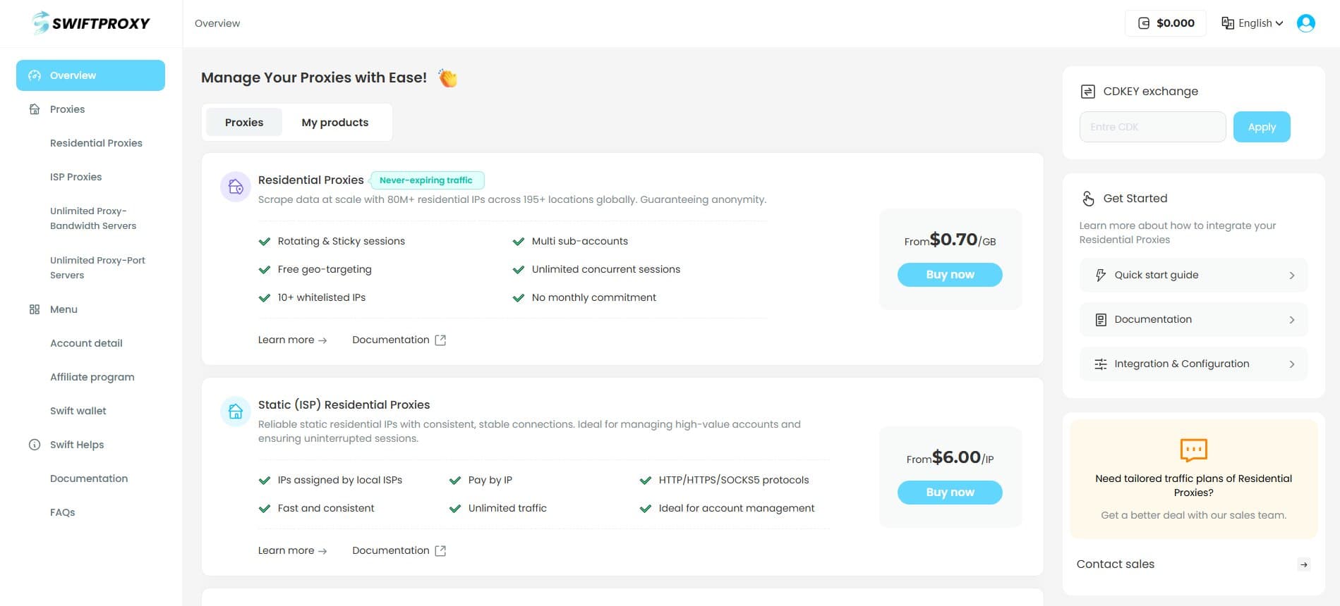 Як підключити Swiftproxy в Afina Як підключити Swiftproxy в Afina