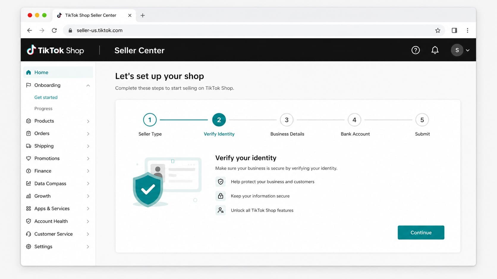 TikTok Shop seller onboarding, registration, and identity verification steps TikTok Shop seller onboarding, registration, and identity verification steps