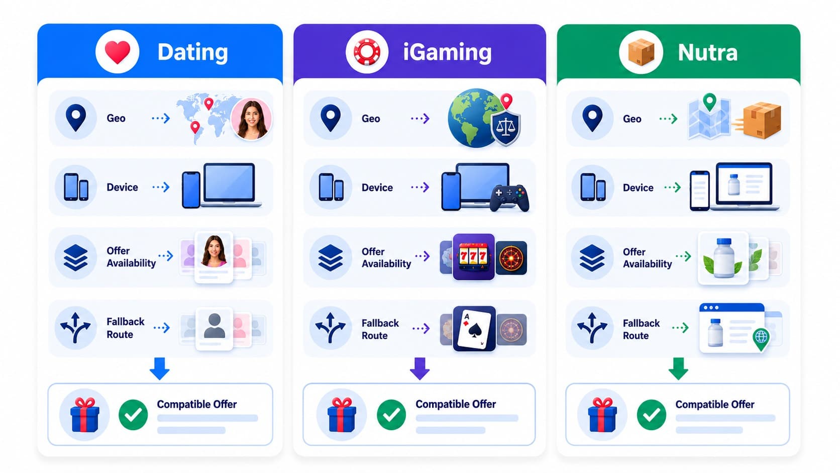 How smartlinks are used across three affiliate verticals How smartlinks are used across three affiliate verticals
