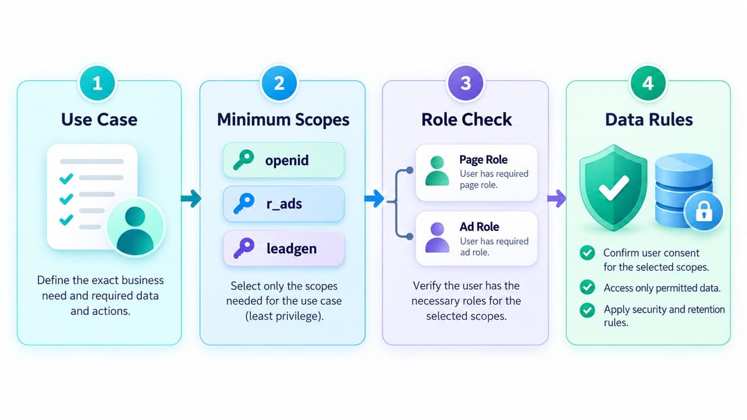 OAuth permission selection for LinkedIn API
