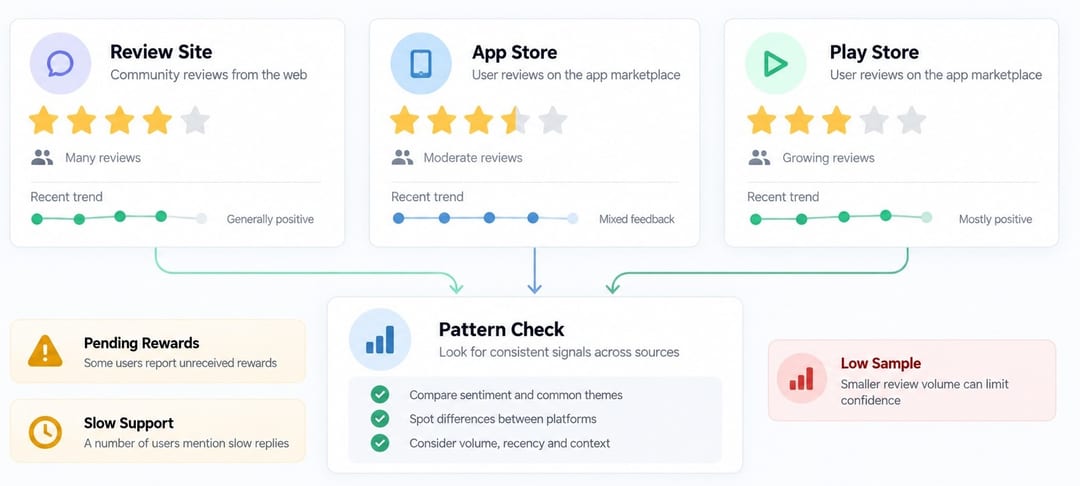 Opinion Edge reviews across major app stores