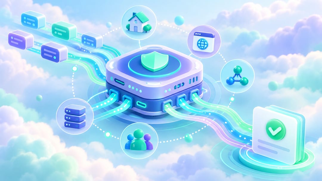 Abstract network router distributes traffic across proxies and APIs Abstract network router distributes traffic across proxies and APIs
