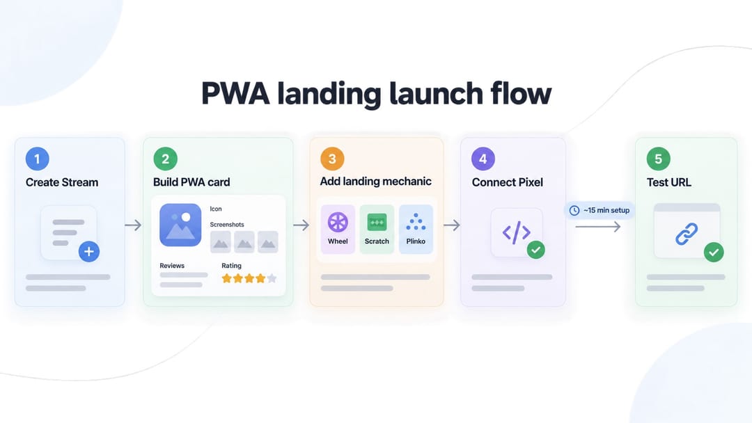 Пошаговая настройка PWA-лендинга в Sizar без разработчика