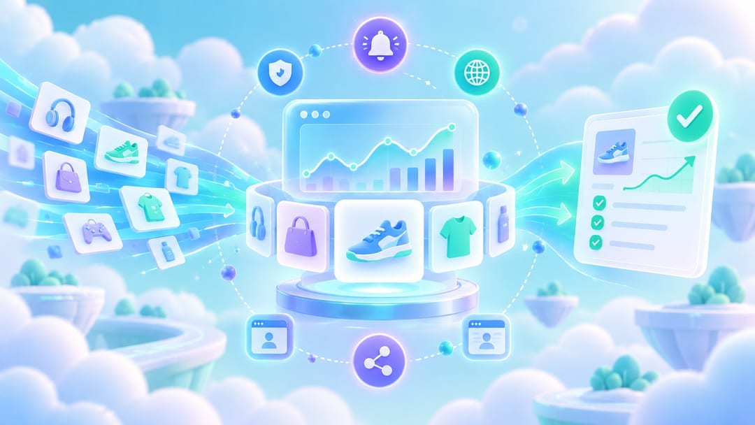 2.5D обложка про инструменты мониторинга цен eCommerce 2.5D обложка про инструменты мониторинга цен eCommerce