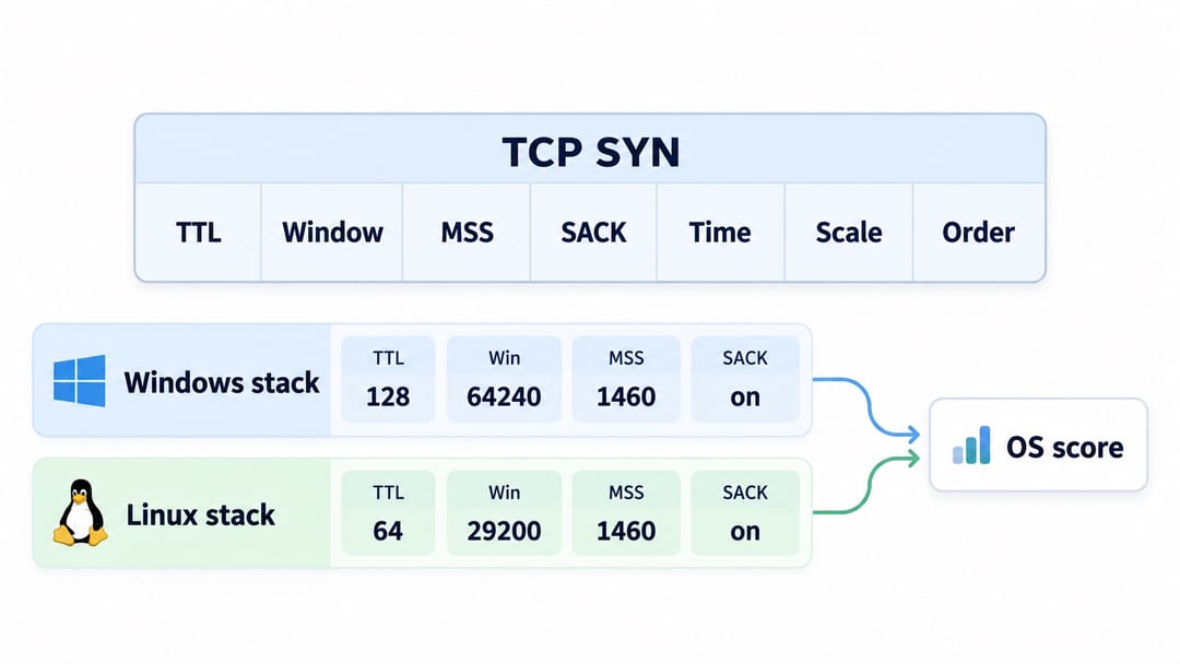 Anatomy of a SYN packet with TTL, window size and MSS Anatomy of a SYN packet with TTL, window size and MSS