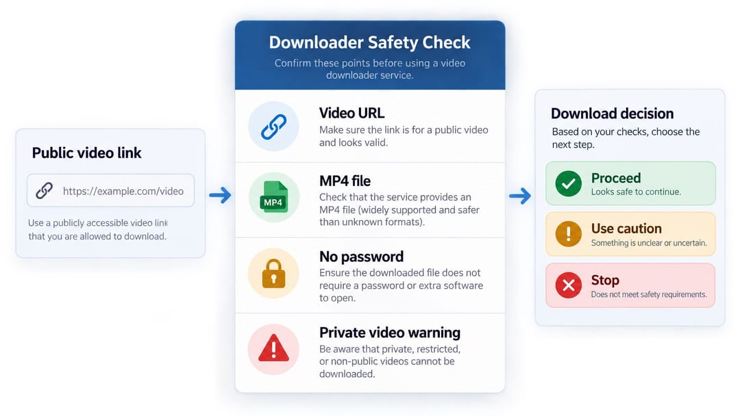 checklist for using a Facebook video downloader more carefully