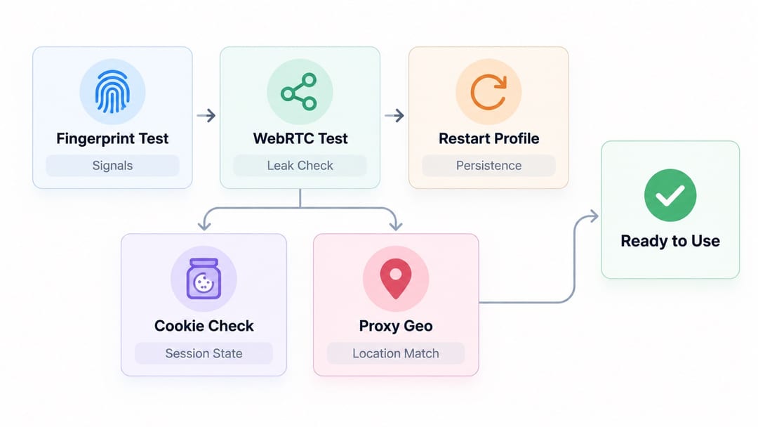Checklist for verifying a Safari profile before choosing an iOS antidetect browser Checklist for verifying a Safari profile before choosing an iOS antidetect browser