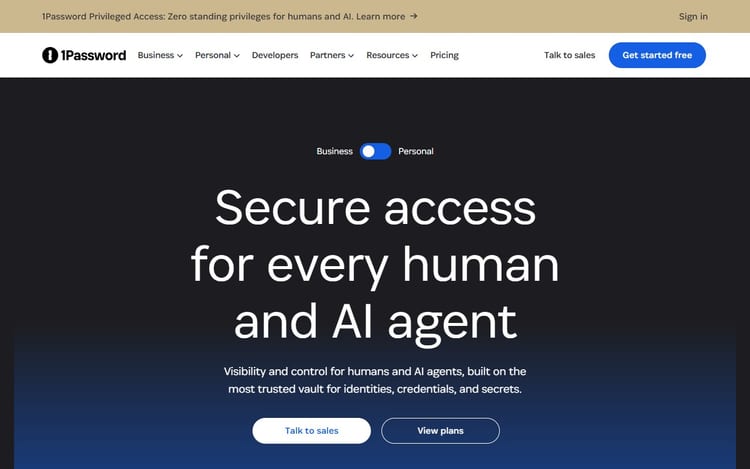Screenshot of 1Password for enterprise password and access management Screenshot of 1Password for enterprise password and access management